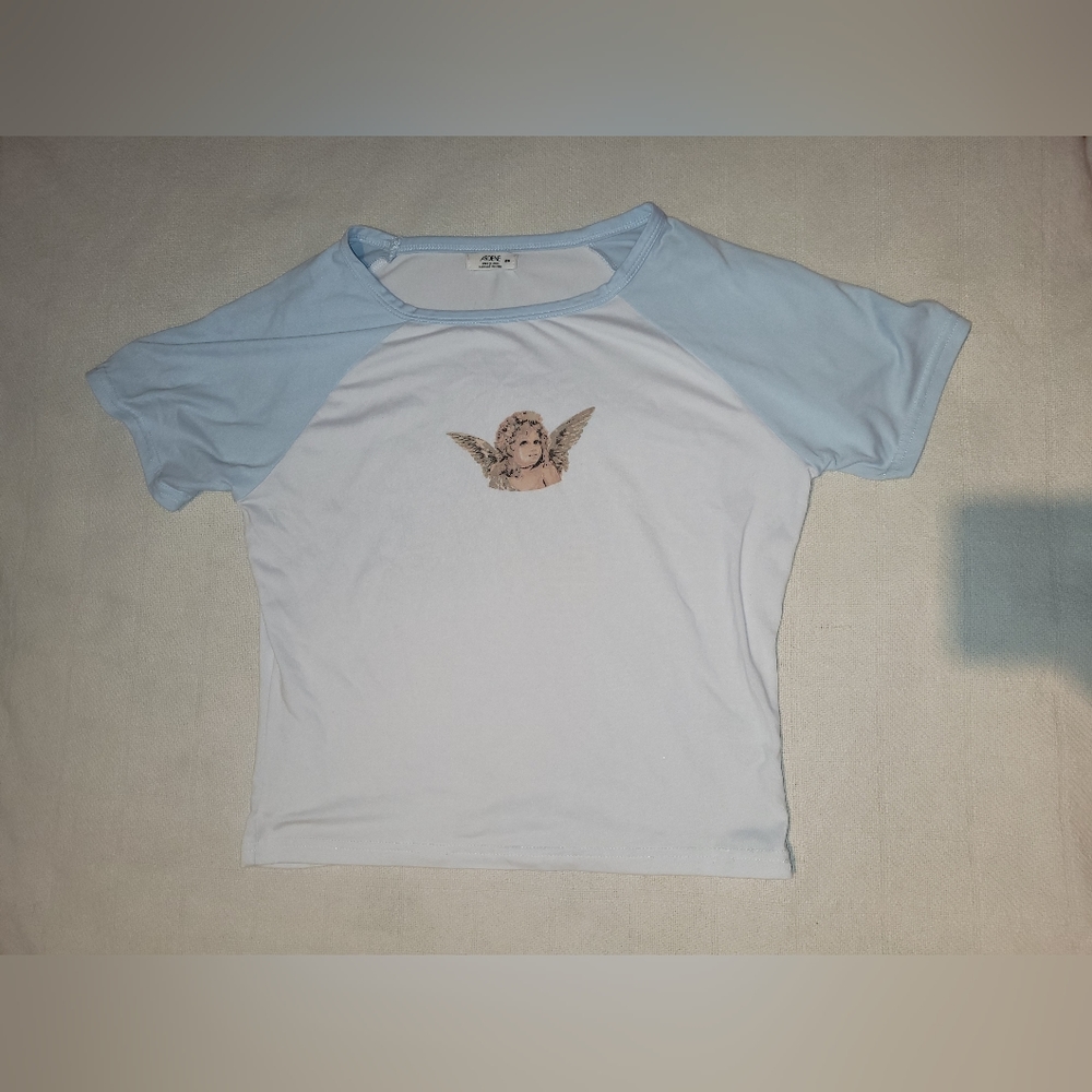 Angel cherub crop top 👼